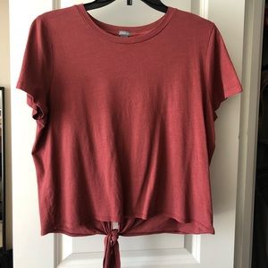 Aerie Tee with tie in back